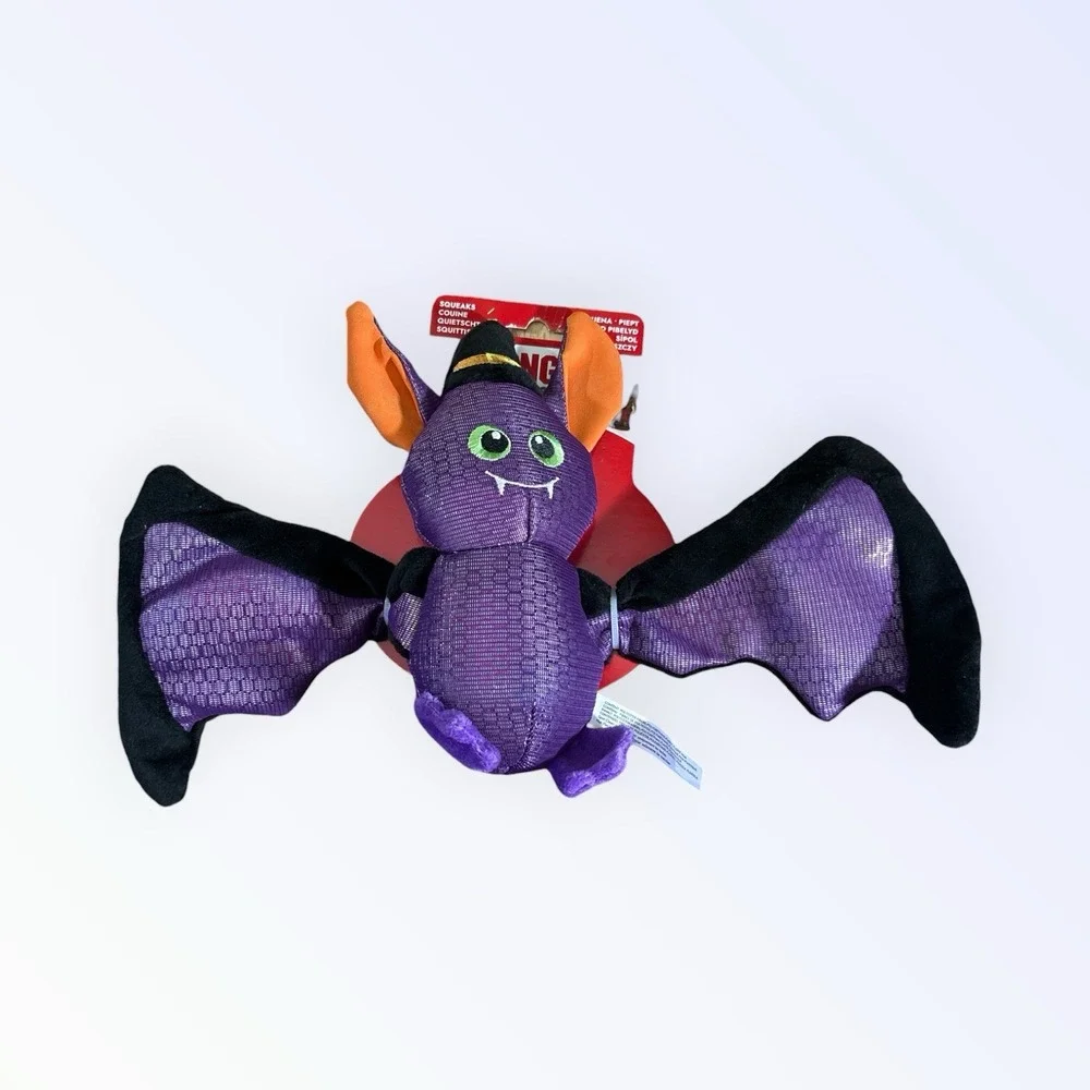 KONG Halloween Ballistic Bat Medium Dog Toy PURPLE NEW